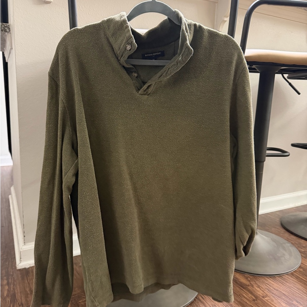 Men's Green Sweater - Banana Republic - XL